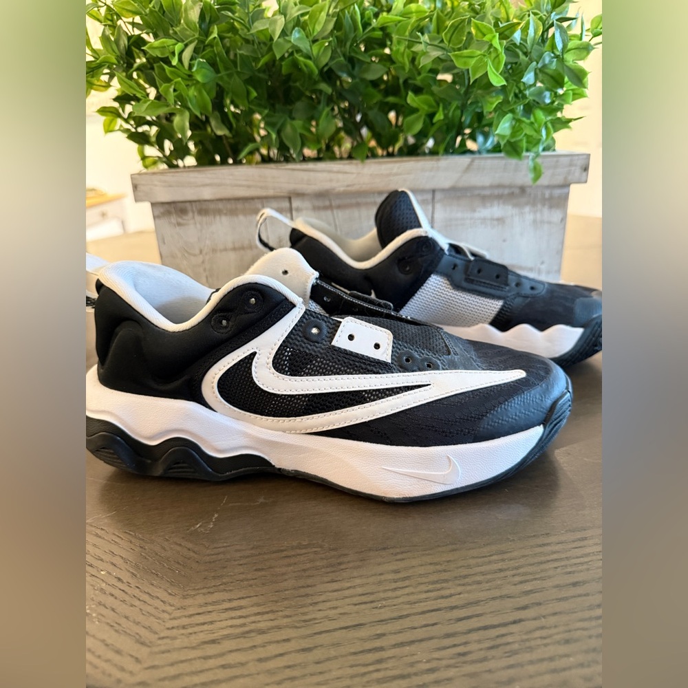 Nike Giannnis Black and White Basketball Shoes